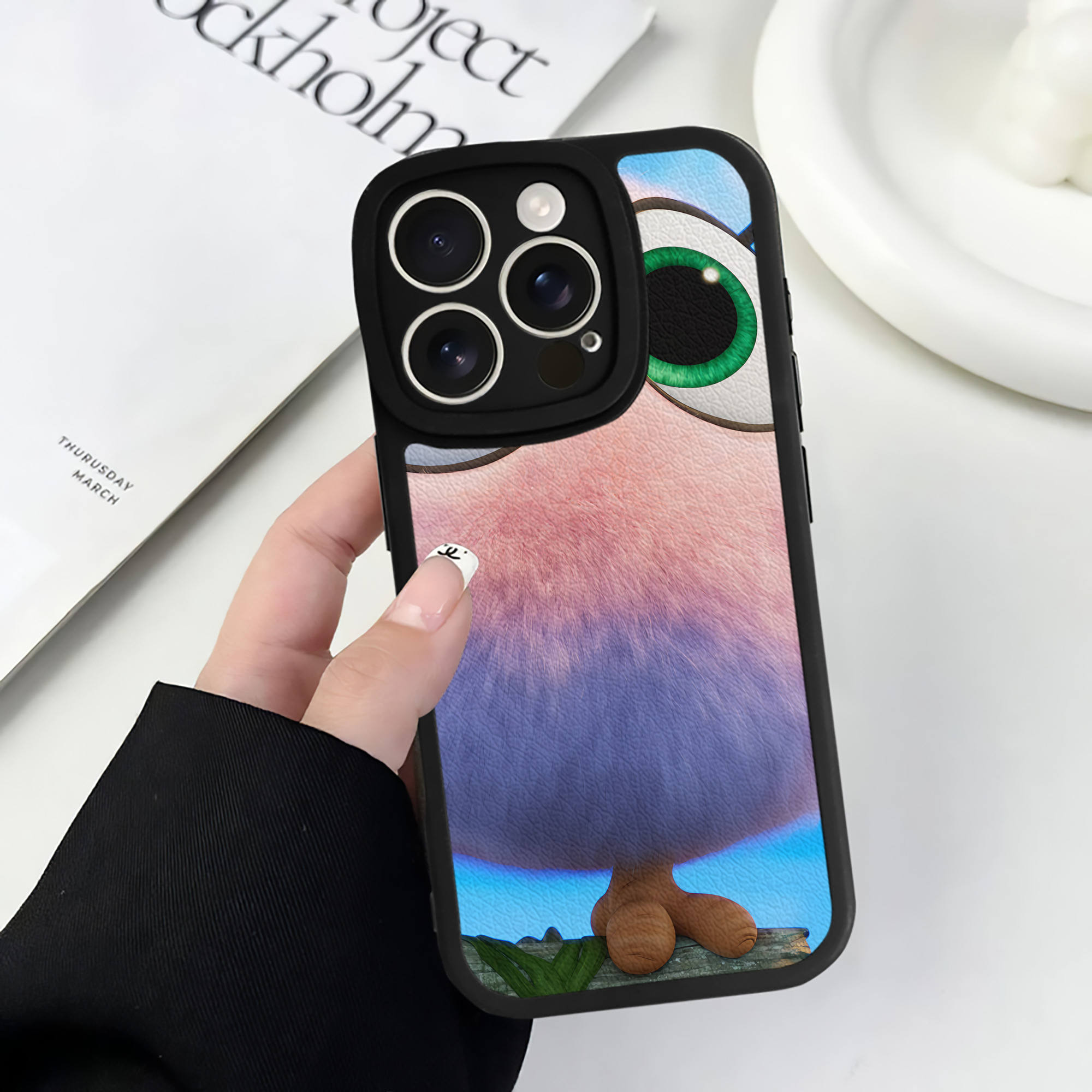 （画像用） Angry Birds アングリーバード 【iPhone 16シリーズ対応】シリコンスマホケース（レザー調） 材質：シリコン